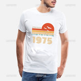Vintage 1975 Limited Edition Men T Shirts Retro Classic