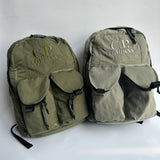 Men Casual Bags Men's and Women's Trend Nylon Embroidered LOGO Backpack