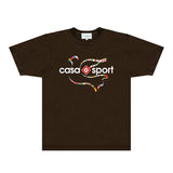Casablanca T Shirts Fashion Print Street
