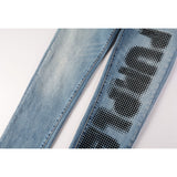 Purple Brand Jeans Pure Cotton High Street Trend