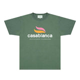 Casablanca T Shirts Fashion Print Street