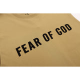 Fog Essentials tank spring and summer FOG double line letter casual crew neck vest