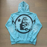 Hellstar Hoodie Wash and Do Old Casual Shorts Summer