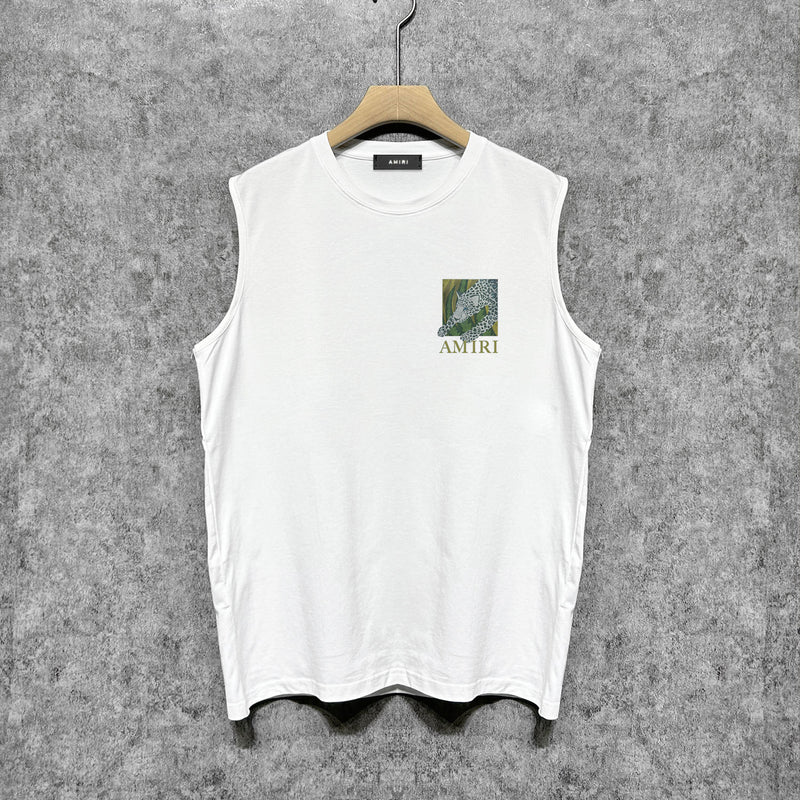 Amiri tank top black panther print