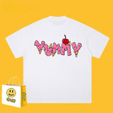 Drew T Shirts Loose Summer Men and Women Pure Cotton Couple