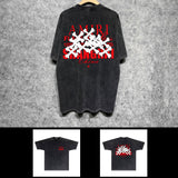 Amiri washed t-shirt bone short sleeve