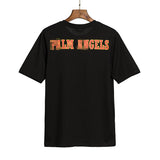 Palm Angels T Shirts Palm Angels Broken Bear Letter Print Men's and Women's Short Sleeve