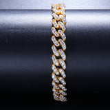 Chains 9mm Zircon Cuban Necklace Hip Hop Necklace CubanChain Royalty St. Valentine's