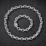 Chains Hip Hop Zircon Cross Chain O Chain Necklace Rap Spectrum Royalty