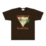 Casablanca T Shirts Fashion Print Street