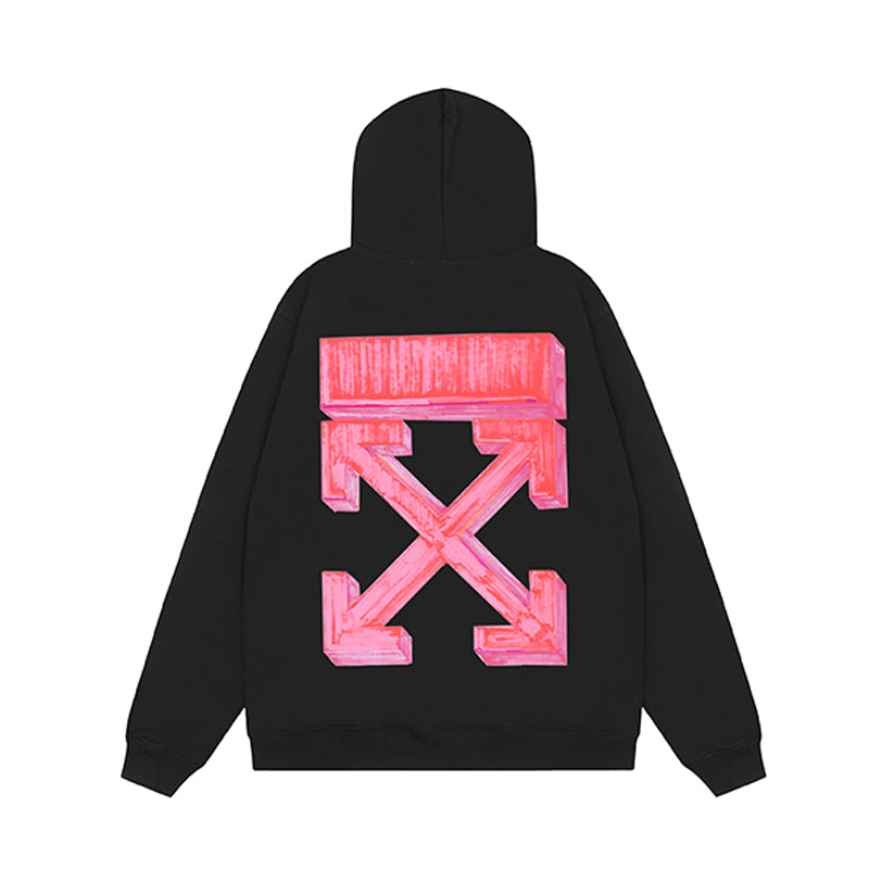 OFF WHITE Hoodie Trendy Street Style Personalized Cotton