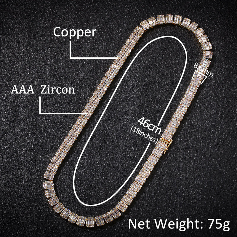 Chains with Zircon Hiphop Royalty Spectrum
