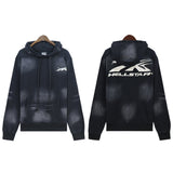 Mens trendy Hoodie & Pants Vintage Washed Old Hooded Sweater Hoodie