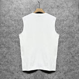 Amiri tank top hand held planet printing