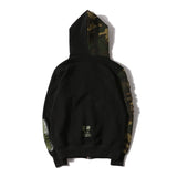 Bathing Ape Hoodie Camouflage Casual Hoodie Men's and Women's Cardigan Zip Sweater Jacket