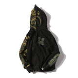 Bathing Ape Hoodie Camouflage Casual Hoodie Men's and Women's Cardigan Zip Sweater Jacket