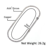 Chains Zircon Necklace Tennis Chain Spectrum St. Valentine's