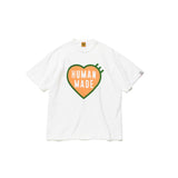 Men T-shirts Love Pattern Slub Cotton Crew Neck Loose T-Shirt Short Sleeve