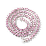 Chains Zircon Necklace Tennis Chain Spectrum St. Valentine's