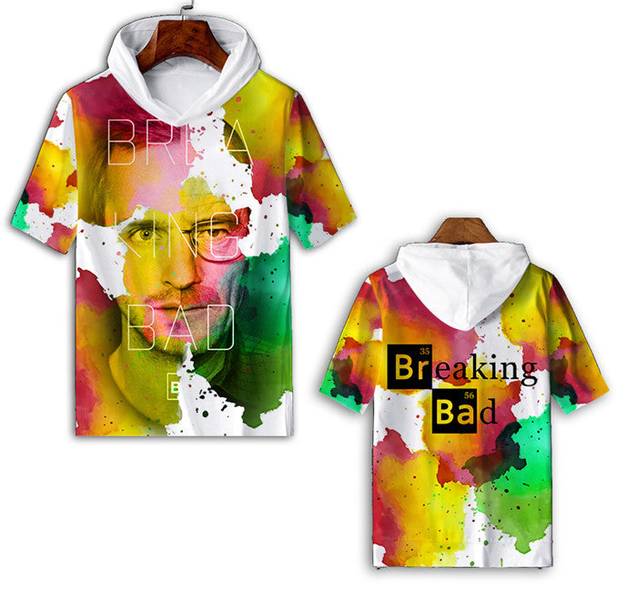 Heisenberg T Shirt Deadly Poison Artist Printing Tide Men's Short-Sleeved T-shirt