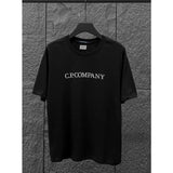 Cp Company T Shirts Cotton Embroidery Casual Crew Neck