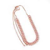 Chains Zircon Cuban Stitching Necklace Fashion Spectrum St. Valentine's
