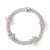 Chains Hip Hop Microencrusted Zircon Butterfly Cuban Necklace Collarbone Chain Spectrum St. Valentine's
