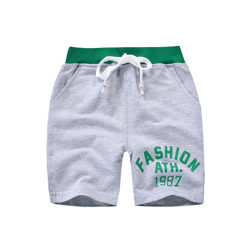 Boy Shorts Summer Children's Shorts Middle Pants Korean Sports Pants Boy Girl Baby