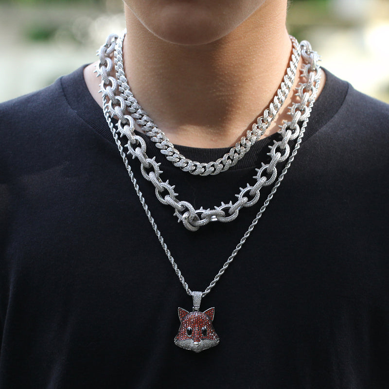 Chains Hip Hop Bracelet with Zircon Spectrum Royalty St. Valentine's