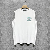 Amiri tank top earth letter printing
