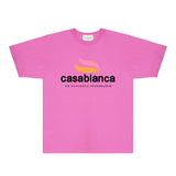 Casablanca T Shirts Fashion Print Street