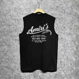 Amiri tank top bone crack print