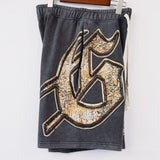Godspeed Shorts Summer GOD Letter Print Pattern Casual Loose Shorts