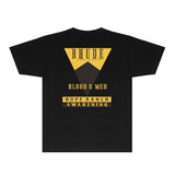 Rhude T Shirts Printed Trendy Pure Cotton