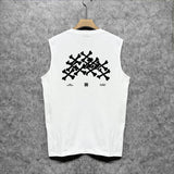 Amiri tank top skeleton letterprinting