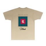 Rhude T Shirts Printed Trendy Pure Cotton
