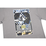 C.e t shirts creative geometric pattern round neck short sleeve men and women
