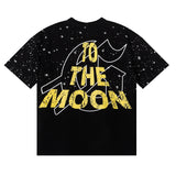 Godspeed T Shirts Astronaut Earth Gypsy Printing Cotton Casual Short Sleeve Men and Women