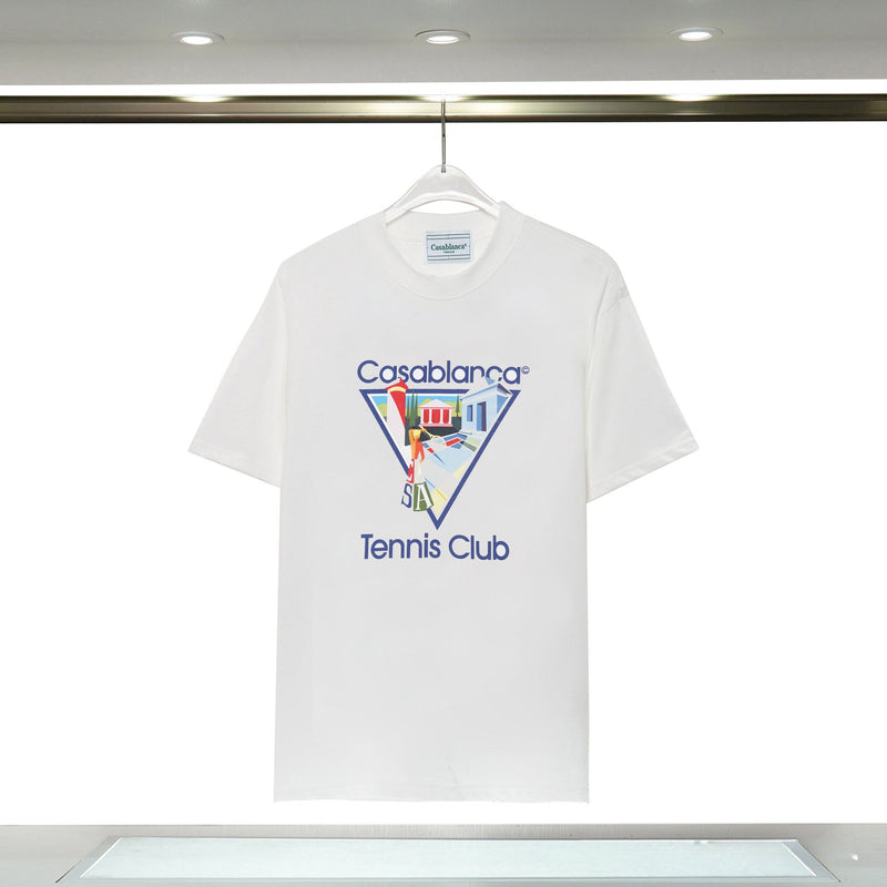 Casablanca T Shirts Spring Summer CASA Sea Fish Alphabet Starry Sky