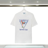 Casablanca T Shirts Spring Summer CASA Sea Fish Alphabet Starry Sky