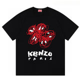 KENZO T Shirt Summer Tiger Head Casual