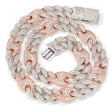 Chains 16mmAAA Zircon Cuban Necklace Summer Spectrum St. Valentine's