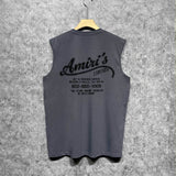 Amiri tank top bone crack print