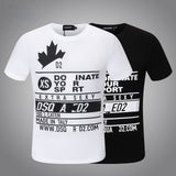 Dsq2 T Shirt DSQ Lian D2 Casual Sports Printed Short Sleeve Summer Men