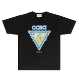 Casablanca T Shirts Fashion Print Street