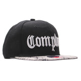 Compton Hat Hip Hop Snapback Flat Bill Cap