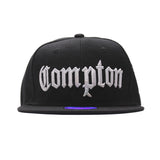 Compton Hat Hip Hop Snapback Flat Bill Cap