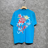 Amiri t shirts flower printing short sleeve