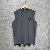 Amiri tank top giant snake letter print