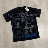 Valeforever Vale T Shirts Hotfix rhinestones Splicing Water Sleeve